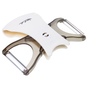 Descascador Duplo De Legumes Plástico Laminas Em Aço Inox