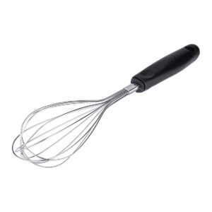 Batedor Fouet Fios de Aço Inox 28cm cabo Preto WECK