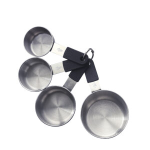 Conjunto Medidoras de Xicaras Inox 4 pçs 250ml,125ml, 80ml, 60ml Weck
