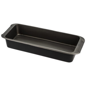 Assadeira e Travessa de Alumínio Antiaderente 38x15 Preta