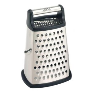 Ralador Jumbo Profissional Inox 4 Faces Com Recipiente Weck