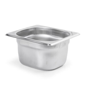 Cuba Gastronomica Padrão Gn 1/6 100mm Aço Inox Weck