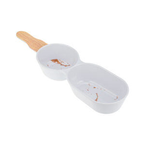 Travessa de Melamina Dupla Marmorizada 36 x 10 cm WECK