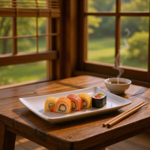 Travessa de Melamina Retangular com canto 31,2 x 17,6 x 2,8 cm WECK