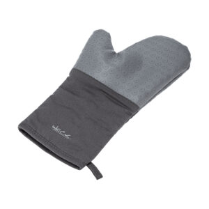 Luva Silicone E Algodão Cinza/Creme 35cm