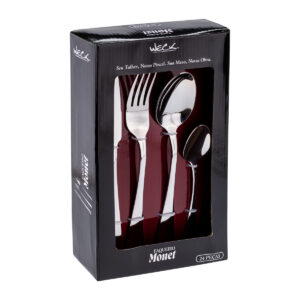 Faqueiro Aço Inox 24 Peças Monet